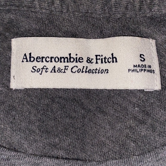 Selling Abercrombie & Fitch soft A&F Collection size S color grey - Picture 3 of 3